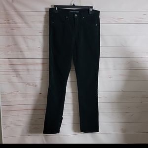 Veronica Beard Kate 10" Skinny Forest Green Corduroy Pant High Rise Size 27